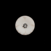 Italian Beige Floral Rhinestone-Centered Plastic Button - 24L/15mm | Mood Fabrics