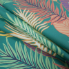 Mood Exclusive Fogliame Vivido Sea Green Cotton Poplin - Folded | Mood Fabrics