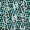 Mood Exclusive Charm of Sophistication Aqua Stretch Cotton Sateen - Detail | Mood Fabrics