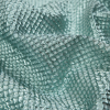 Metallic Mint Diamond Quilted Brocade - Detail | Mood Fabrics