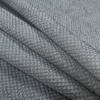 Metallic Transparent Gray Diamond Quilted Brocade - Folded | Mood Fabrics