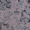 Pink and Gunmetal Luxury Abstract Metallic Brocade - Detail | Mood Fabrics