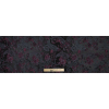 Aubergine and Black Luxury Paisley Metallic Brocade - Full | Mood Fabrics