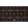 Navajo Midnight Geometric Polyester Chenille - Full | Mood Fabrics