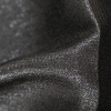 Metallic Black Polyester Lame - Detail | Mood Fabrics