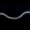 Silver and Crystal Fancy Jeweled Trim - 0.75 | Mood Fabrics