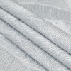 Luminous Silver Double-Layer Organza Brocade - Folded | Mood Fabrics