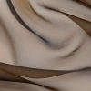 Shimmering Yellow and Brown Iridescent Organza - Detail | Mood Fabrics