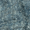 Newcastle Flint Stone and Baby Blue Metallic Viscose and Acrylic Chenille Tweed - Detail | Mood Fabrics