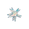 Italian Iridescent 3D Flower Applique - 2.875 - Detail | Mood Fabrics