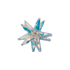 Italian Iridescent 3D Flower Applique - 2.875 | Mood Fabrics