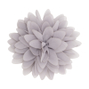 Italian Gray 3D Flower Applique - 4 | Mood Fabrics