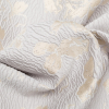 Metallic Aloe Wash and White Sand Floral Luxury Brocade - Detail | Mood Fabrics