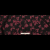 Metallic Black and Rhododendron Floral Luxury Brocade - Full | Mood Fabrics