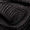 Metallic Black Spirals Luxury Organza Brocade - Detail | Mood Fabrics