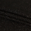 Andromeda Black Two-Tone Galaxy Lame - Folded | Mood Fabrics