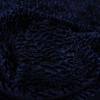 Premium Dark Navy Faux Persian Lamb Fur - Detail | Mood Fabrics