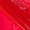 Farbe Crimson-Tinted Clear Vinyl - Folded | Mood Fabrics