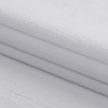 Brasilia White on White Striped Organic Cotton Seersucker - Folded | Mood Fabrics