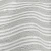 Gray Double Wide Drapery Twill with Raised White Stripes - Detail | Mood Fabrics