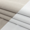 Khaki and White Reversible Double Wide Twill - Folded | Mood Fabrics