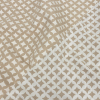 Khaki Quatrefoil Blended Polyester Jacquard | Mood Fabrics