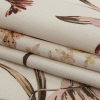 Mood Exclusive Ivory Leaves of Change Stretch Cotton Twill - Folded | Mood Fabrics