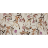 Mood Exclusive Ivory Leaves of Change Stretch Cotton Twill - Full | Mood Fabrics