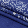 Mood Exclusive Blue Dauntless Disguise Polka Dotted Viscose Jacquard - Folded | Mood Fabrics