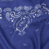 Mood Exclusive Blue Dauntless Disguise Polka Dotted Viscose Jacquard - Detail | Mood Fabrics