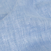 Minerva Heathered Blue Heron Lightweight Linen Chambray - Detail | Mood Fabrics