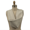Heathered Moonbeam and Quarry Tubular Cotton 1x1 Rib Knit | Mood Fabrics