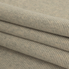 Heathered Moonbeam and Quarry Tubular Cotton 2x2 Rib Knit - Folded | Mood Fabrics