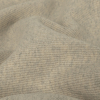 Heathered Moonbeam and Quarry Tubular Cotton 2x2 Rib Knit - Detail | Mood Fabrics