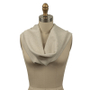 Heathered Moonbeam and Quarry Tubular Cotton 2x2 Rib Knit | Mood Fabrics