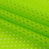 Heracles Green Gecko Polyester Athletic Mesh - Folded | Mood Fabrics