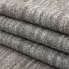 Pebble Striated Acrylic and Cotton Boucle with Tan Woven Backing - Folded | Mood Fabrics