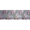Metallic Pink, Blue Gray and Black Fantastic Flowers Luxury Burnout Brocade - Full | Mood Fabrics