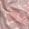 Metallic Rose Gold and Baby Pink Floating Blossoms Luxury Brocade | Mood Fabrics