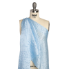 Luminous Light Blue Garden Party Lightweight Luxury Brocade - Spiral | Mood Fabrics