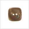 Brown/Turquoise Plastic Coat Button - 44L/28mm | Mood Fabrics