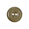 Black and Gold Iridescent Disco Two-Hole Button - 36L/23mm | Mood Fabrics