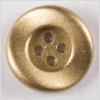 Gold Plastic Button - 28L/18mm | Mood Fabrics