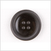 Black Plastic Button - 42L/27mm | Mood Fabrics