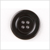 Black Plastic Button - 40L/25mm | Mood Fabrics