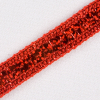 1/2 Fire Engine Red Fancy Sequin Trim - Detail | Mood Fabrics