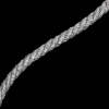 Silver Metallic Cord - Detail | Mood Fabrics
