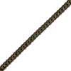 5/8" Antique Gold Black Metallic Braid | Mood Fabrics
