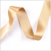 2.5 Gold Double Face French Satin Ribbon | Mood Fabrics
