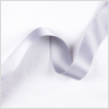 Light Gray Double Face French Satin Ribbon - 1 | Mood Fabrics